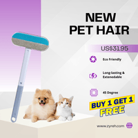 3 in 1 Pet Hair Remover Brush Long - Zyreh