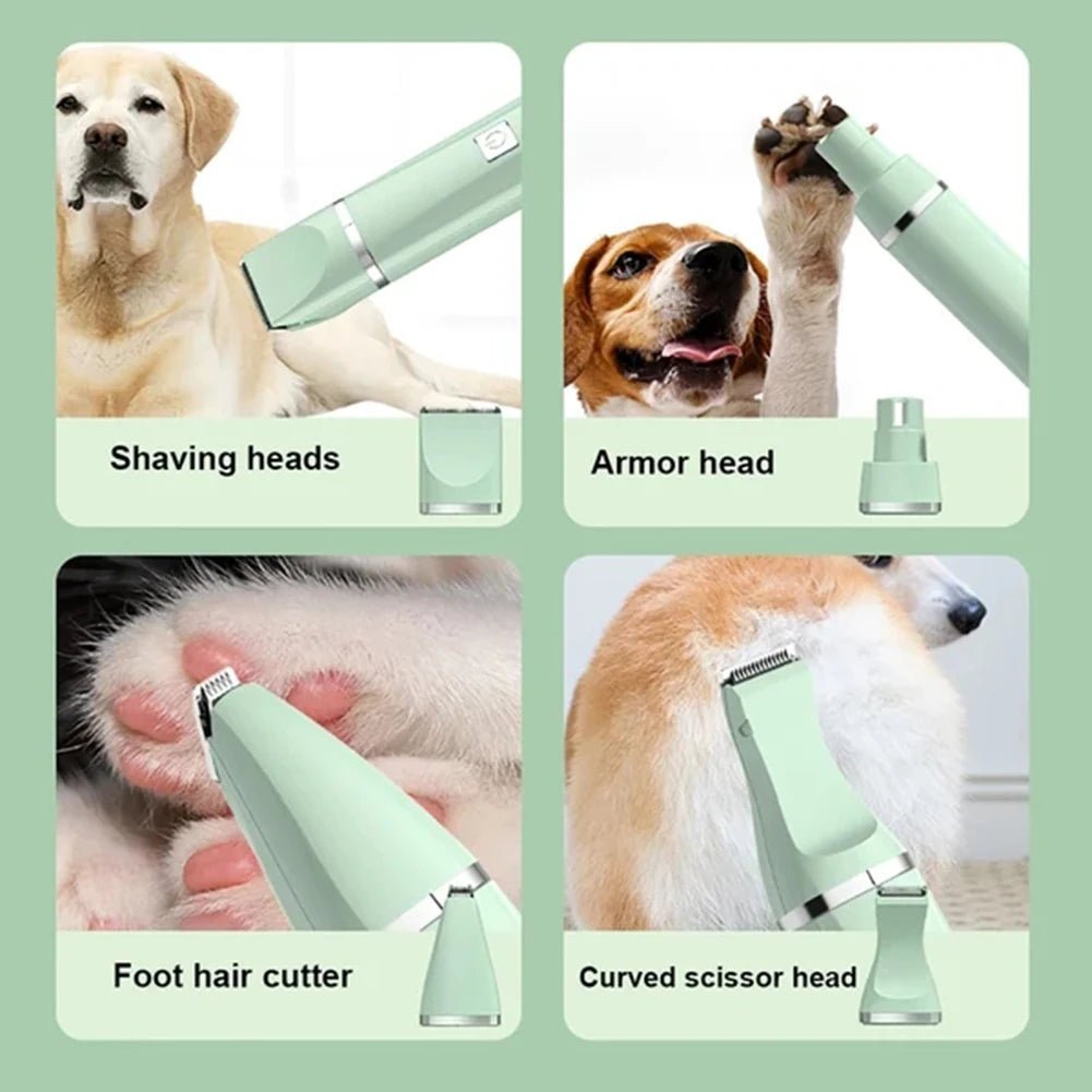 4 - in - 1 Pet Grooming Kit - Zyreh