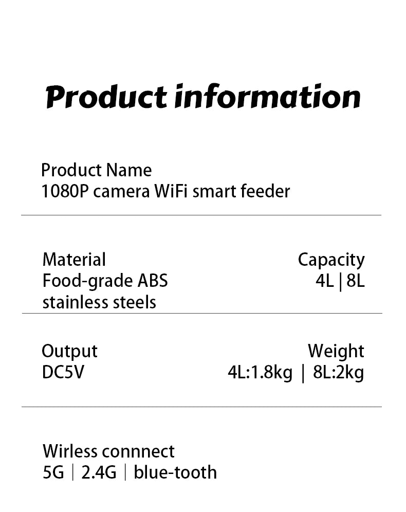 8L Automatic Cat Feeder - Zyreh