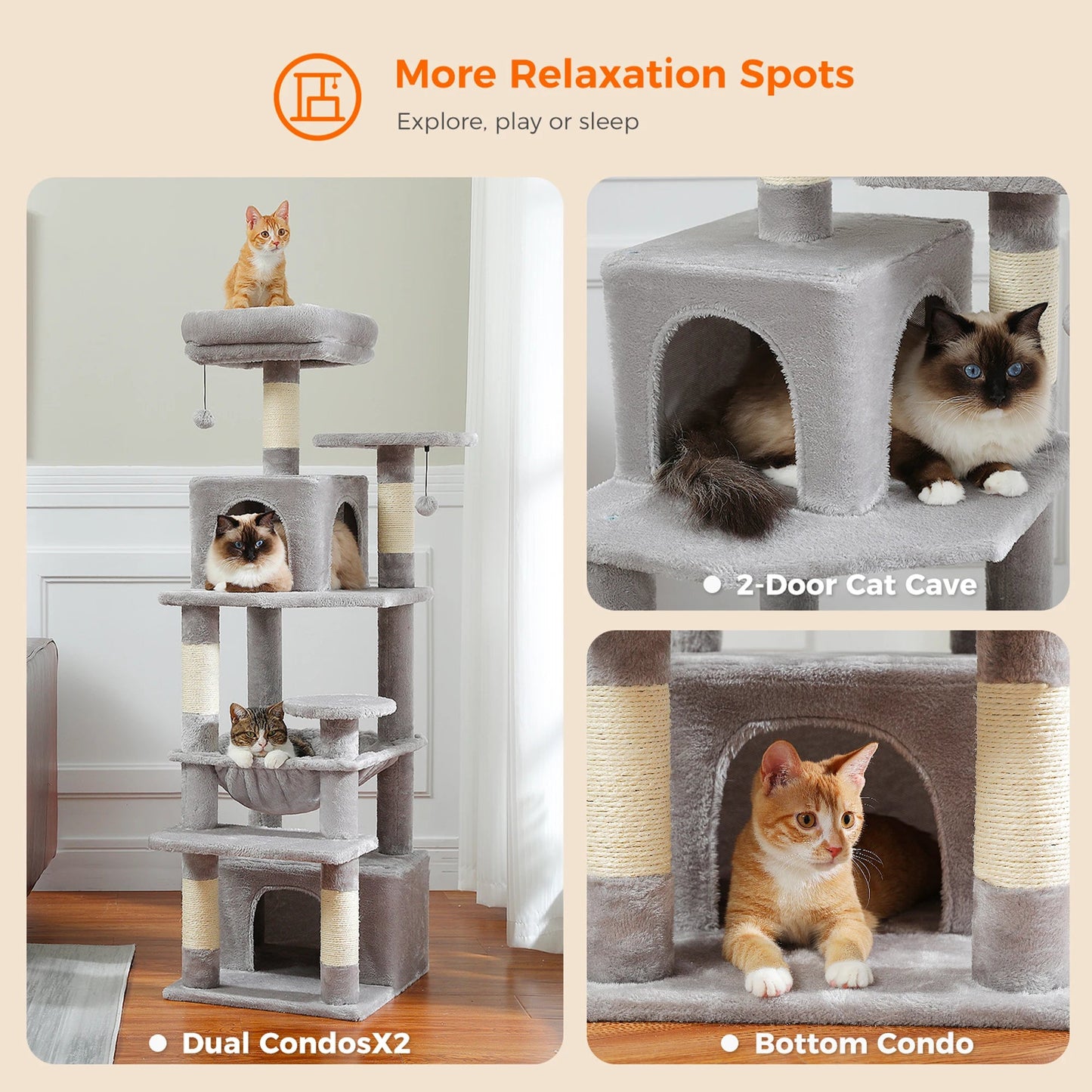 Large Cat Tree and Tower - Zyreh
