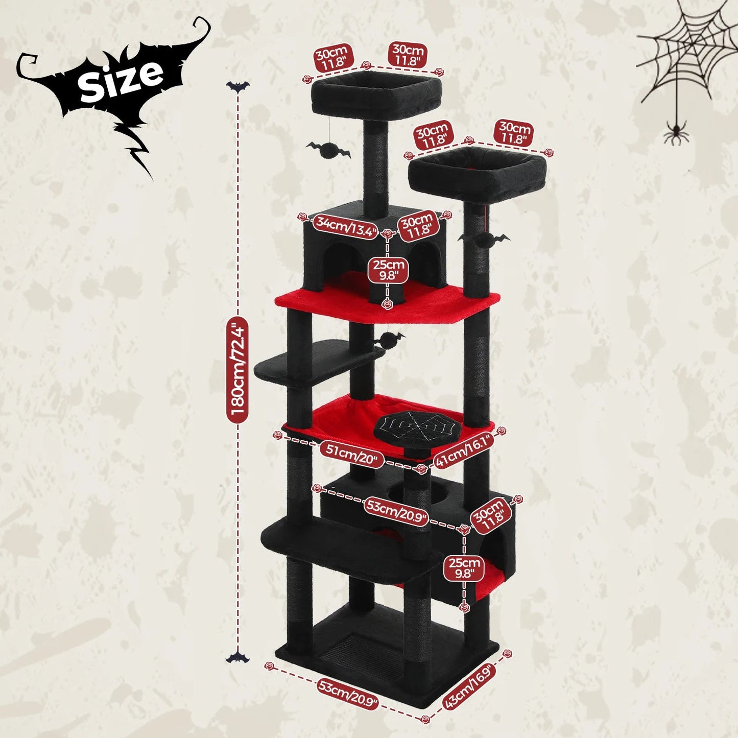 Large Cat Tree and Tower - Zyreh