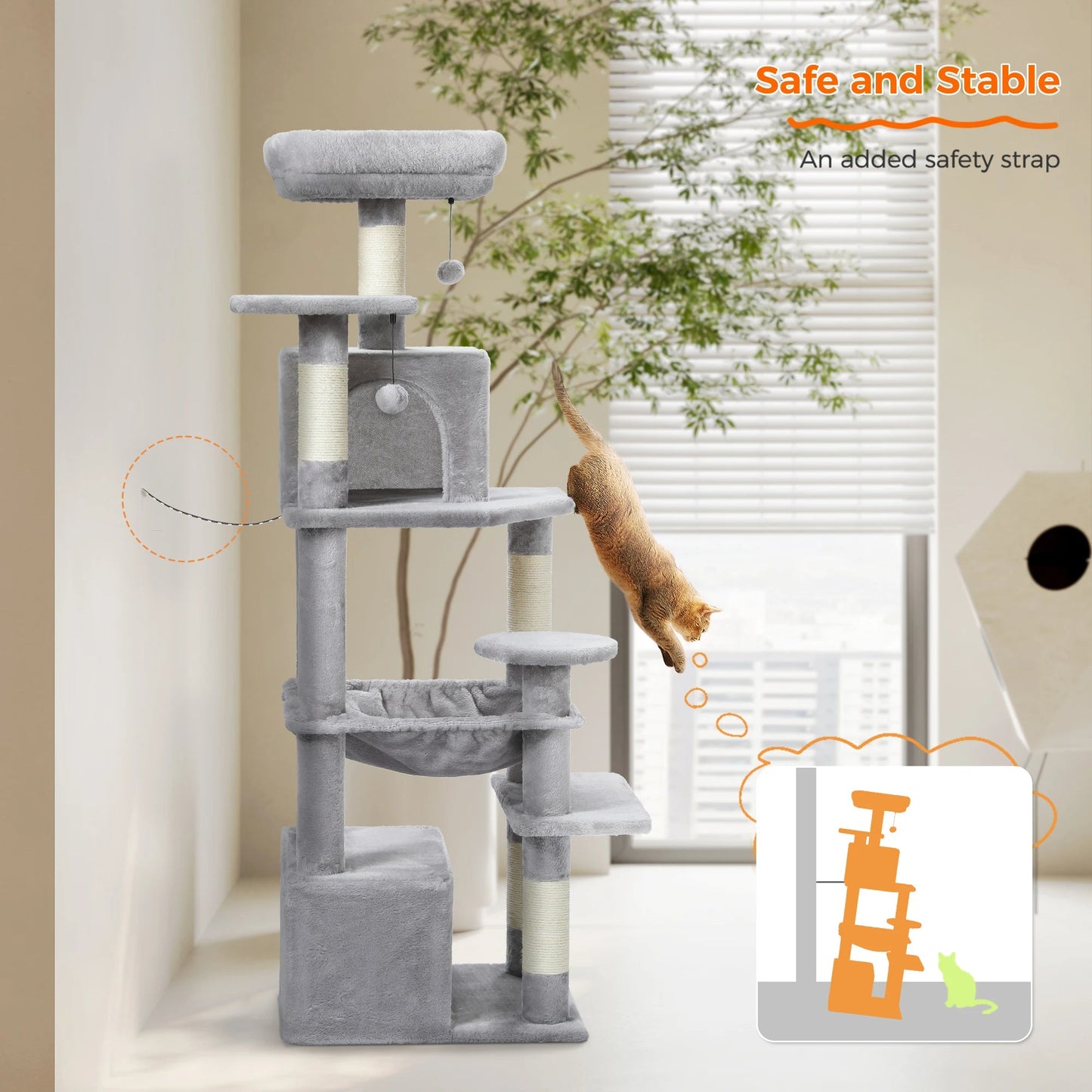 Large Cat Tree and Tower - Zyreh