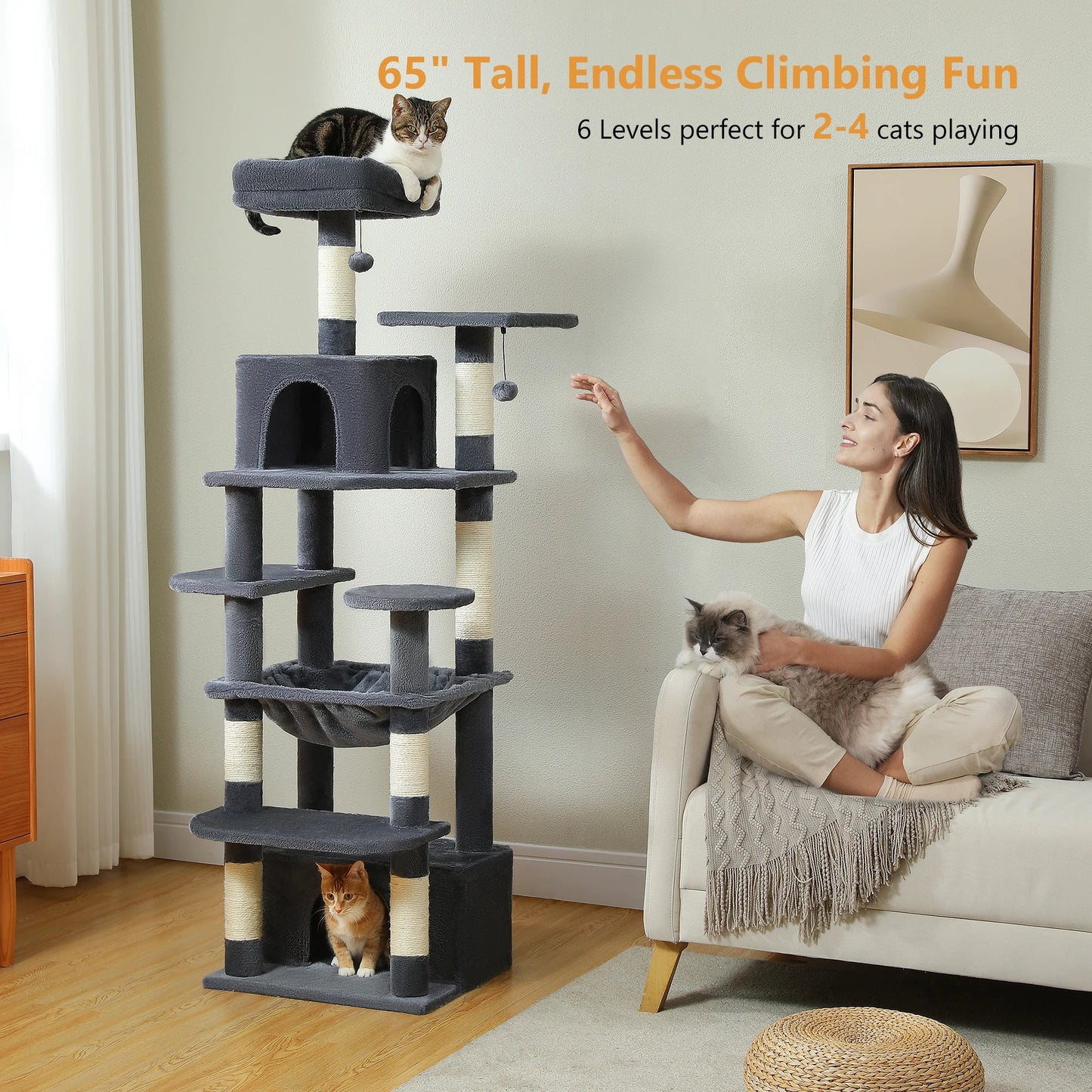 Large Cat Tree and Tower - Zyreh
