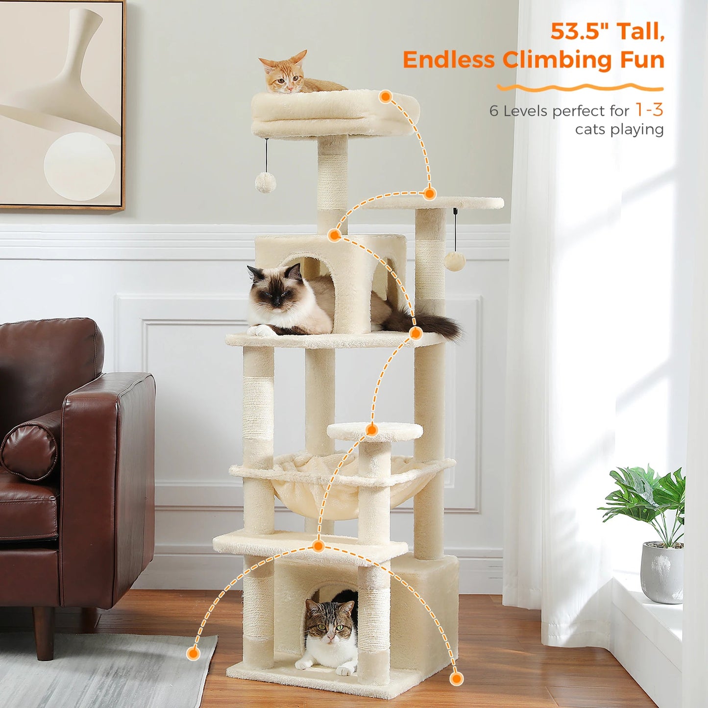 Large Cat Tree and Tower - Zyreh