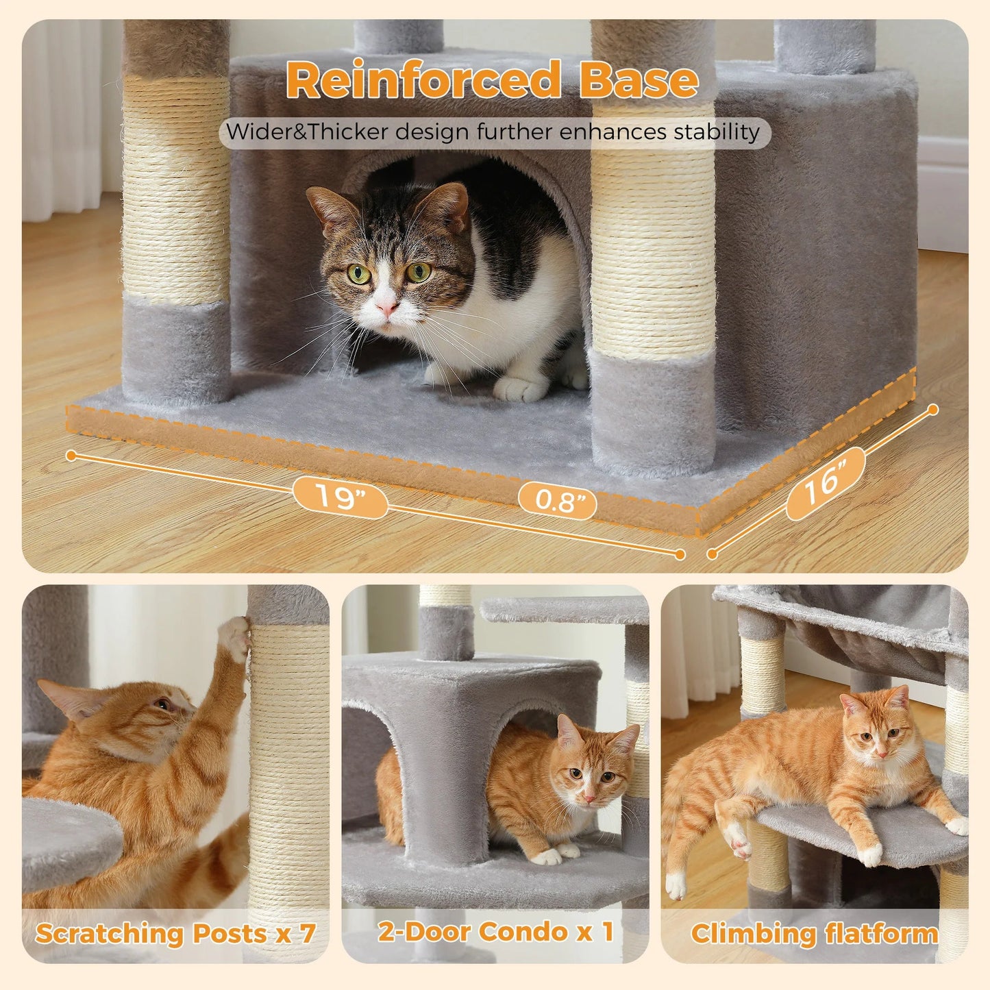 Large Cat Tree and Tower - Zyreh