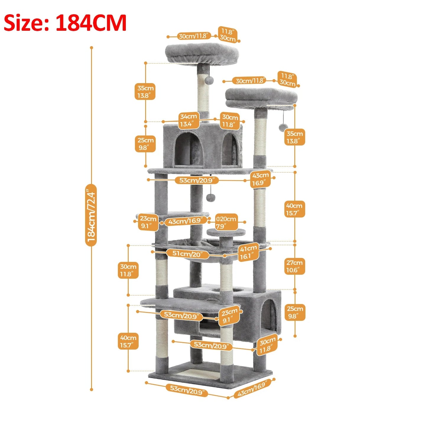 Large Cat Tree and Tower - Zyreh