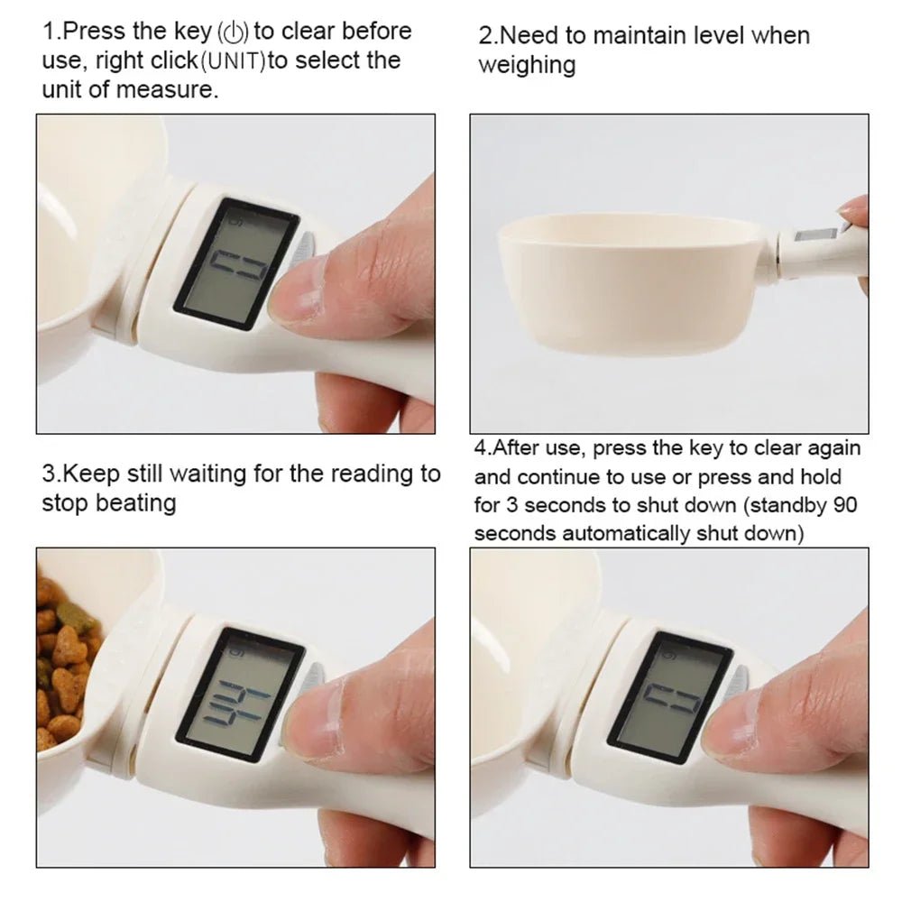 Pet Food Measuring Scoop Electronic - Zyreh