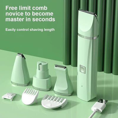 4 - in - 1 Pet Grooming Kit - Zyreh