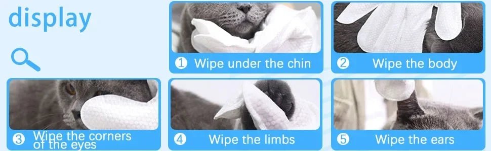 6pcs Pet Cleaning Wipes - Zyreh