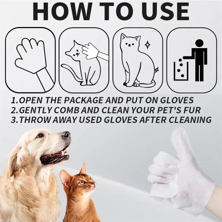 6pcs Pet Cleaning Wipes - Zyreh