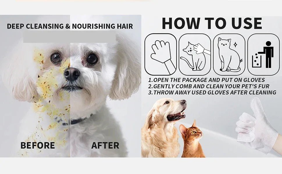 6pcs Pet Cleaning Wipes - Zyreh