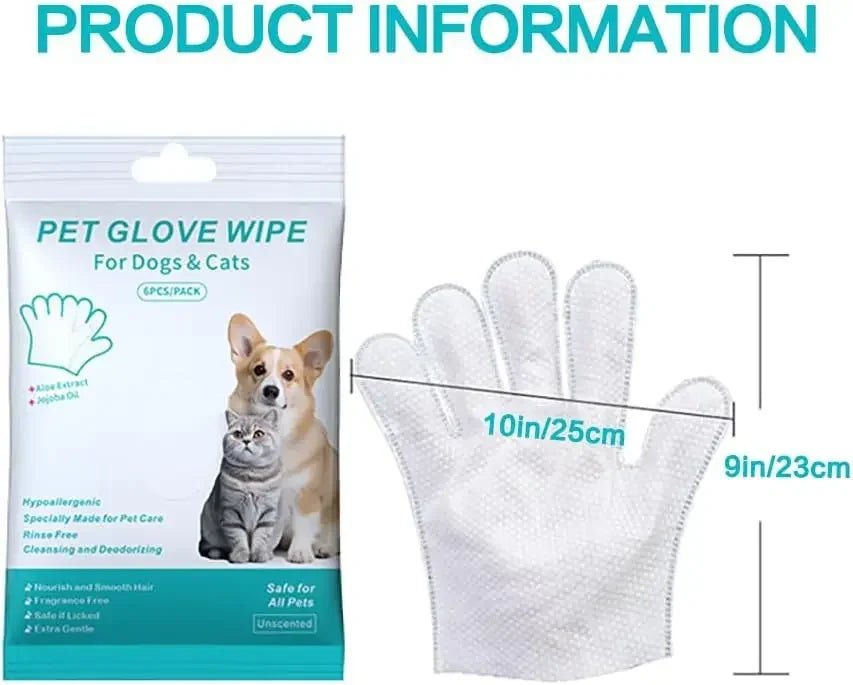 6pcs Pet Cleaning Wipes - Zyreh