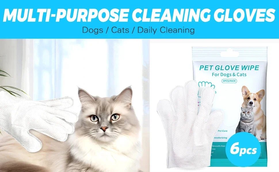 6pcs Pet Cleaning Wipes - Zyreh