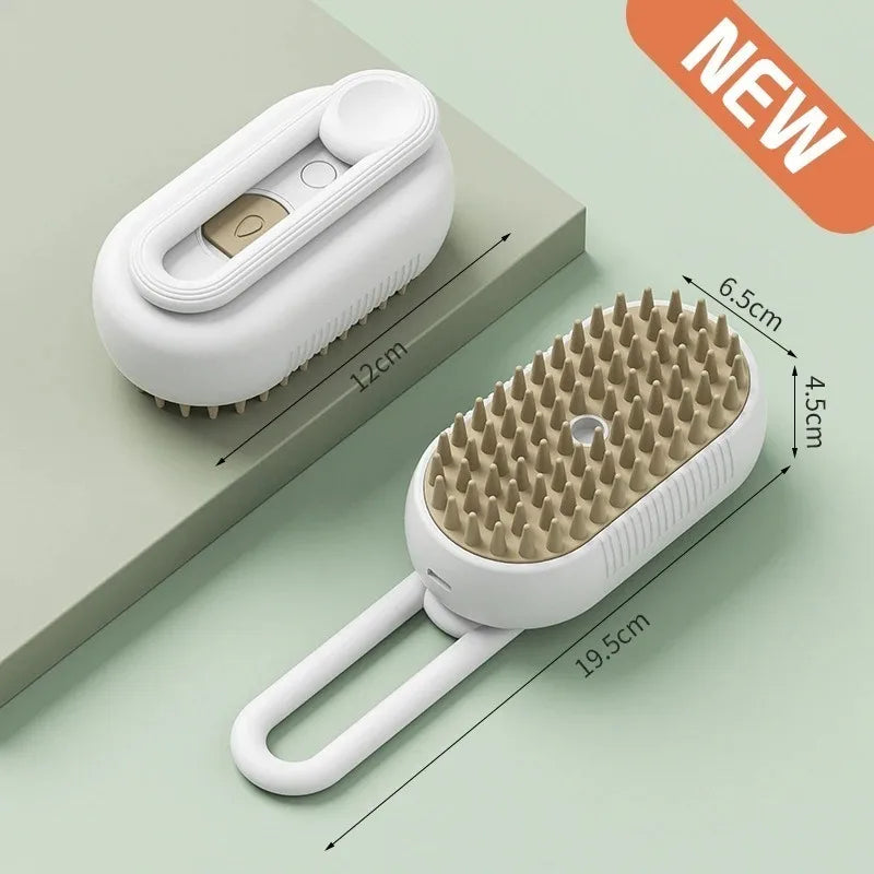 3 -In-1 Steam Spray Cat Brush - Buy 1 Get 1 Free