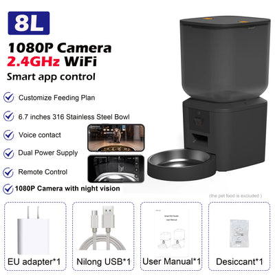 8L Automatic Cat Feeder - Zyreh