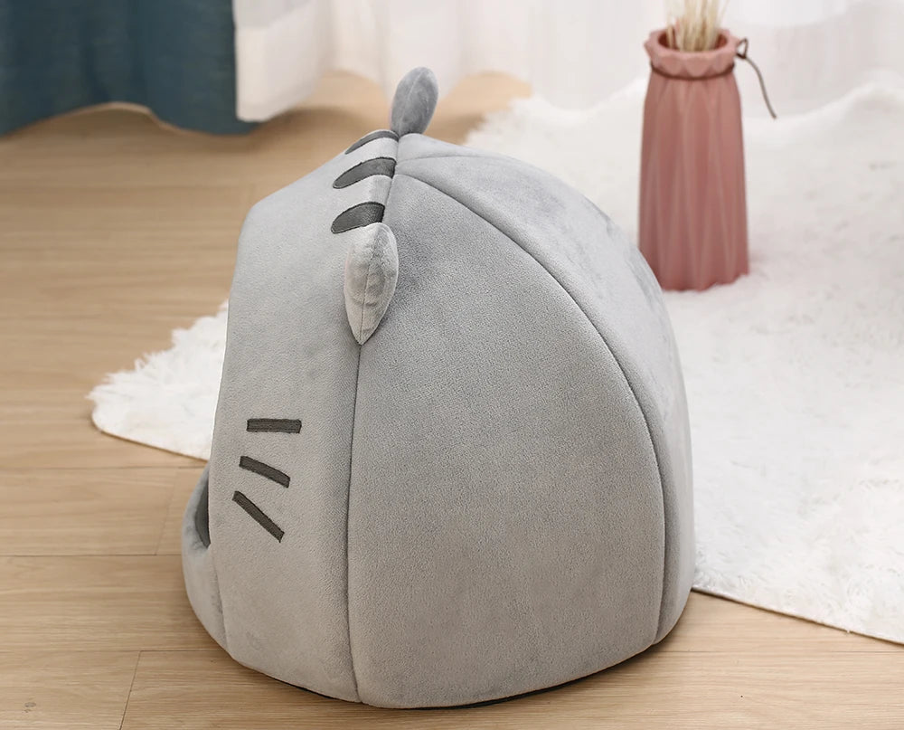 Cat Cave House - Soft Cushion Bed