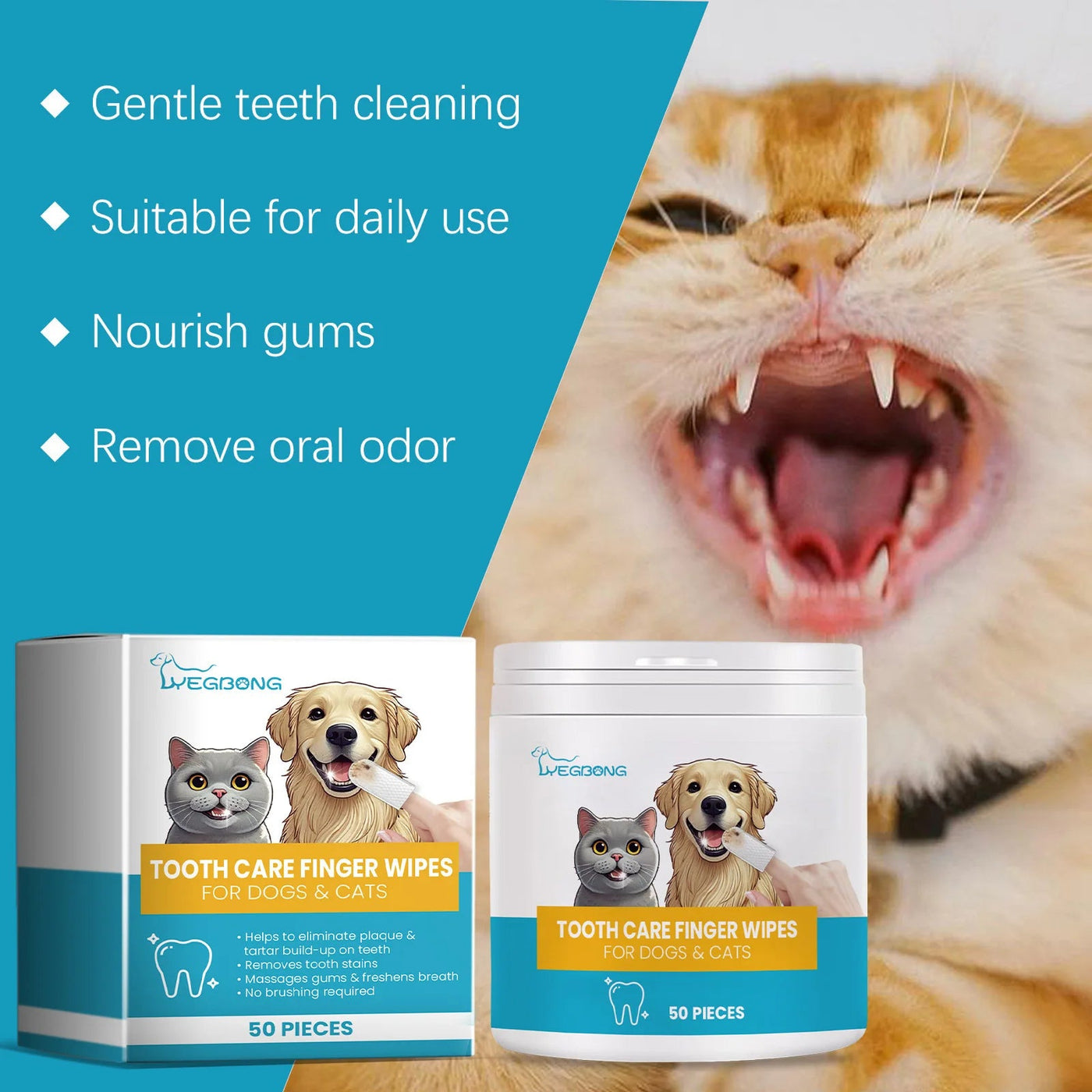 Dental Wipes for Pet - Zyreh