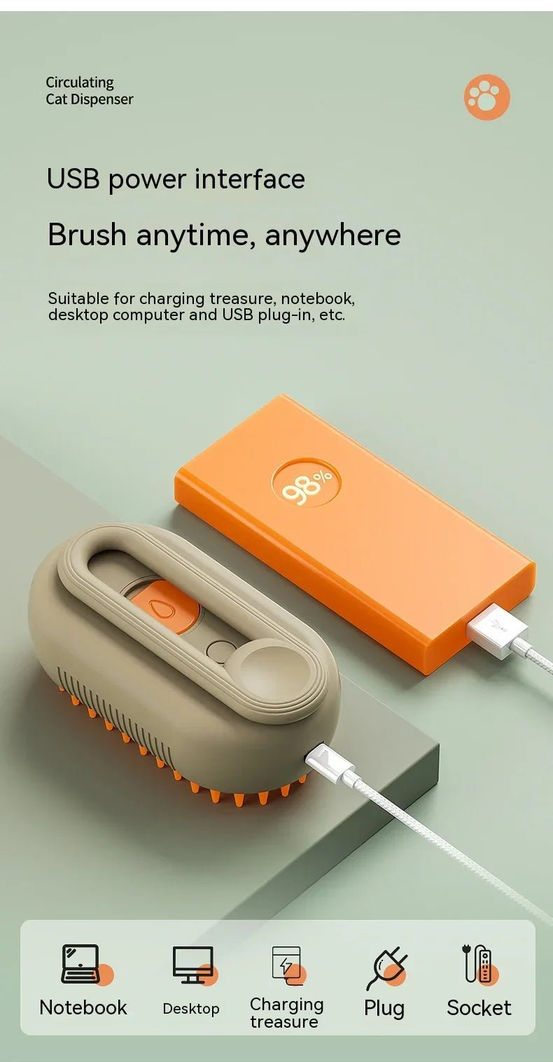 Electric Steam Pet Cleaning Comb - Zyreh
