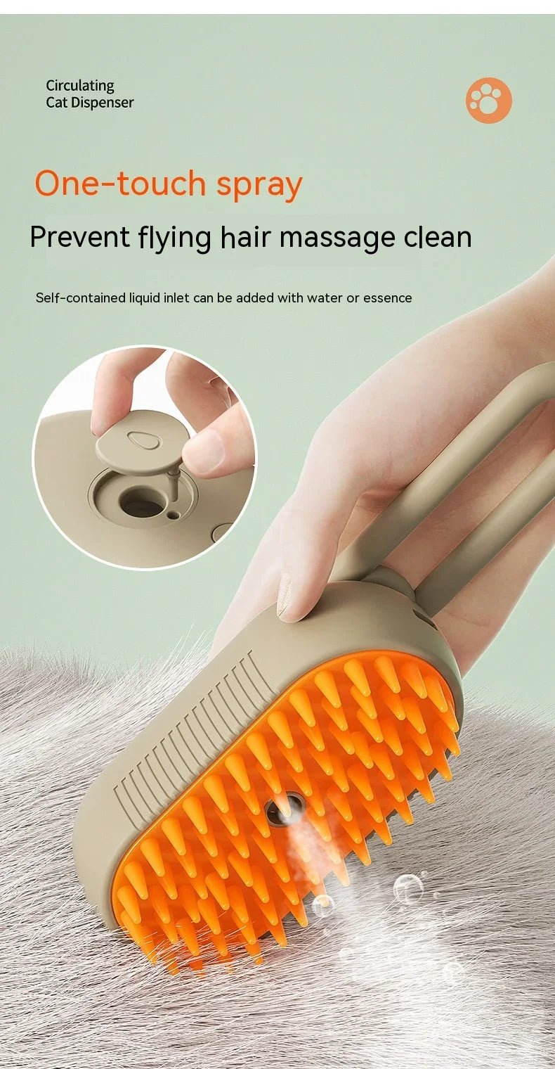 Electric Steam Pet Cleaning Comb - Zyreh
