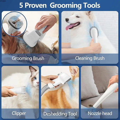 Pet Grooming Vacuum with 2.5 L large dust cup - Zyreh